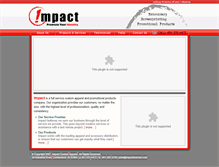 Tablet Screenshot of iuseimpact.com